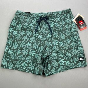 QUIKSILVER MENS VOLLEY LINED SWIM SHORTS UPF 50+